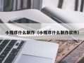 肇东小程序什么制作（小程序什么制作软件）