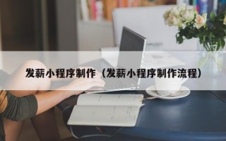 肇东发薪小程序制作（发薪小程序制作流程）